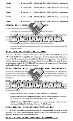 Modelo de contrato de compraventa de inmueble - Supercontrato