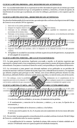 SOCIEDAD ANÓNIMA EN BOLIVIA PDF - SUPERCONTRATO