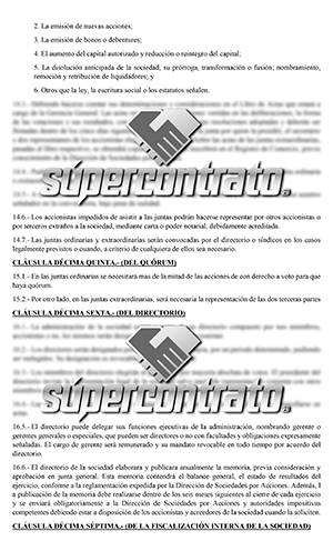 SOCIEDAD ANÓNIMA EN BOLIVIA PDF - SUPERCONTRATO